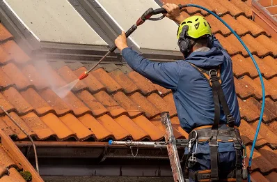 Démoussage et hydrofuge de toiture à Grazay